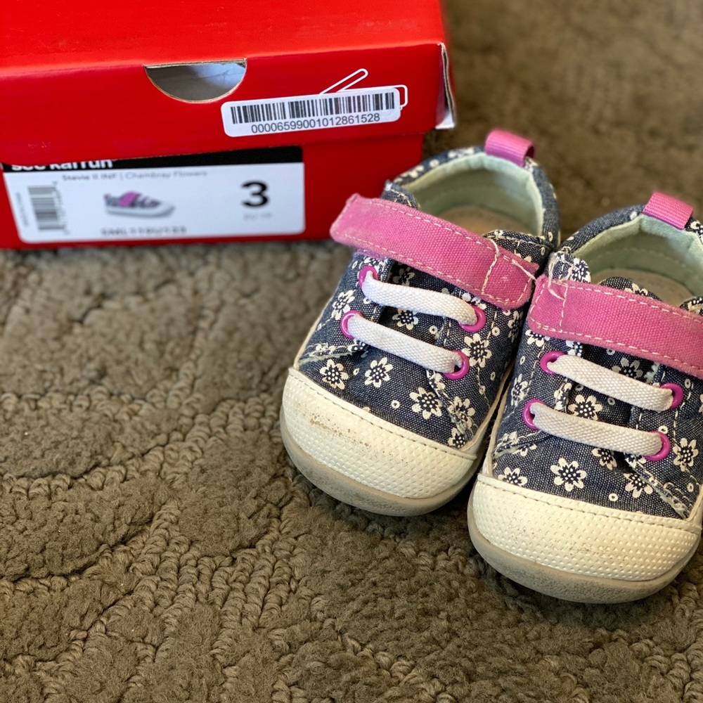 Barely used See Kai Run First Walker Shoe